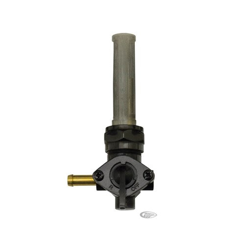 ZODIAC FUEL TAP BLK CHR L/H 90 DEGREE