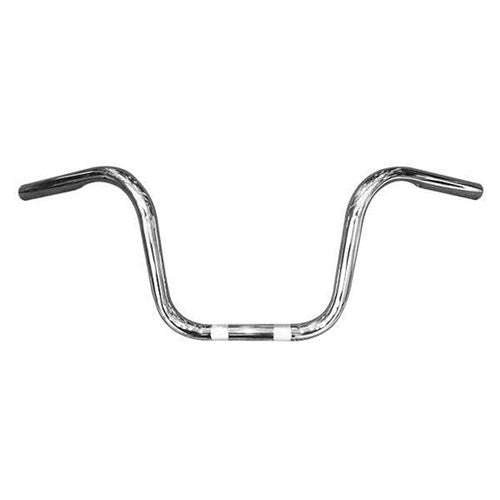 ZODIAC SOLO MINI APE HANGER WIDTH 28.5 RISE 8.5 CHROME W/INDENTS