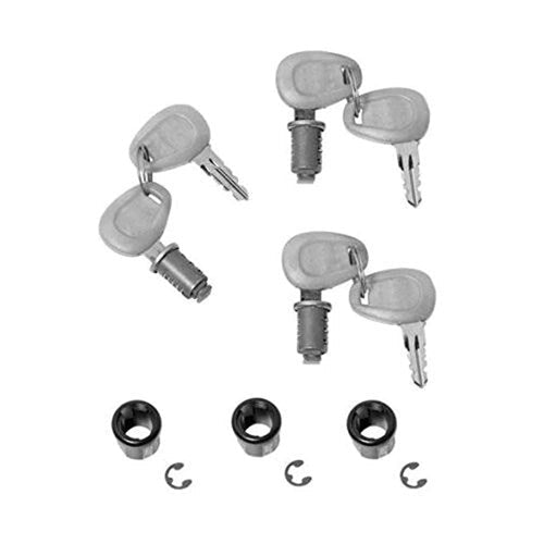 GIVI 3 KEY & LOCK SET MATCHED SILVER