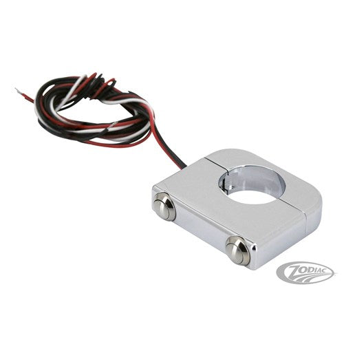 ##ZODIAC MINI SWITCH W/CLAMP CHR 2-SWITCHES FITS 1 INCH BAR