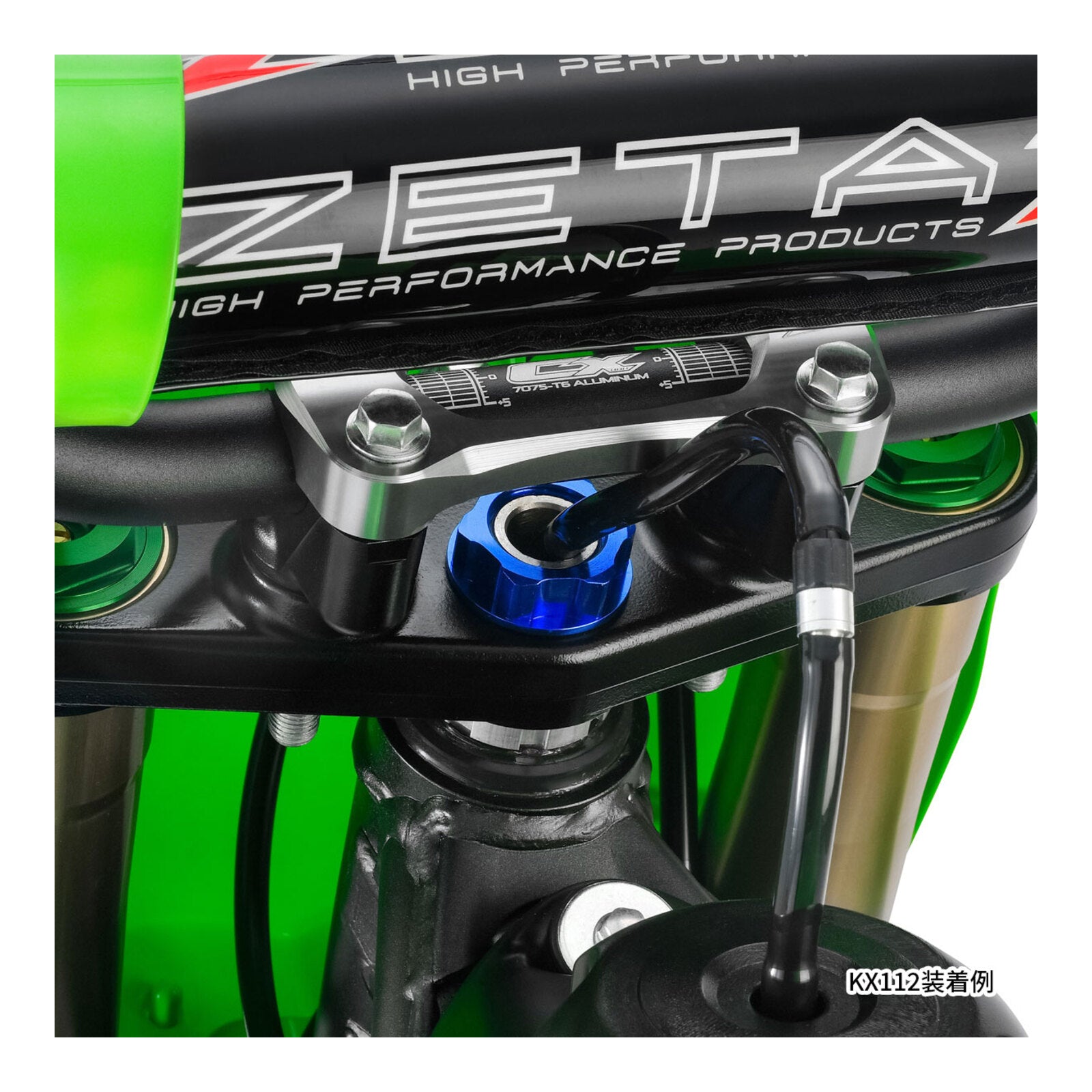 Zeta Stem Nut M24 x 32 P1.0 H12 - Blue