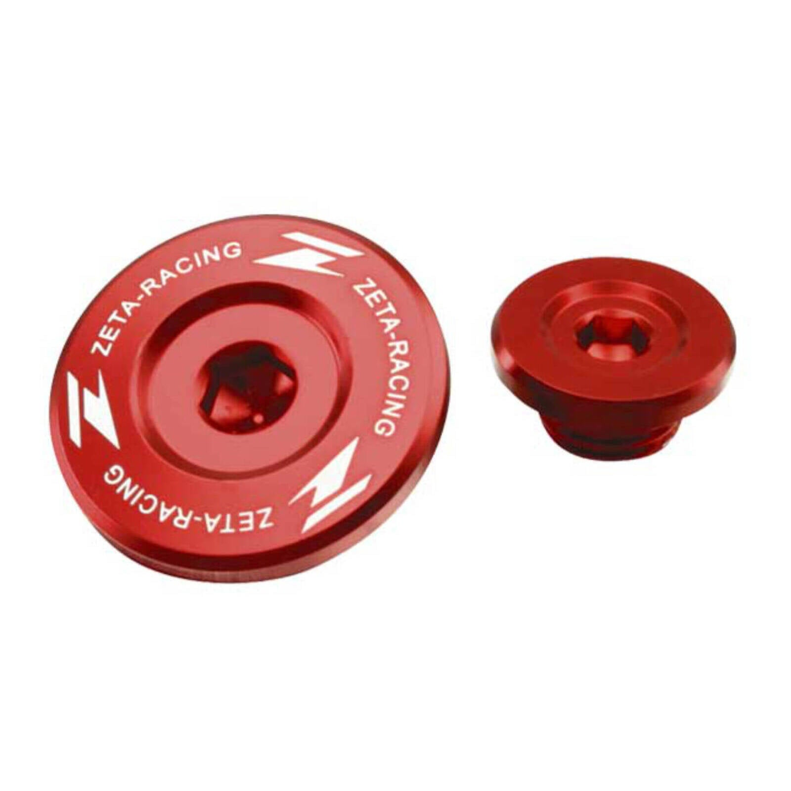 Zeta Engine Plug Set - Yamaha YZ250F ('01-'13), WR250R / WR250X, TT-R50 - Red
