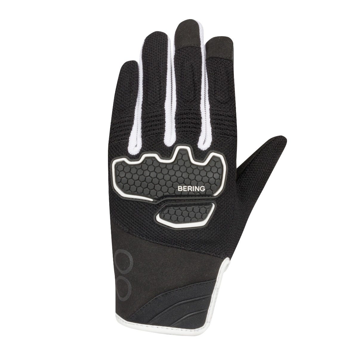 BERING GLV LADY BREEZE BLK WHT T7 L