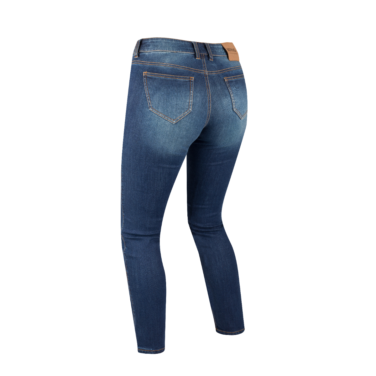 BERING PANT LADY TRUST DENIM STRAIGHT BLUE WASH T5