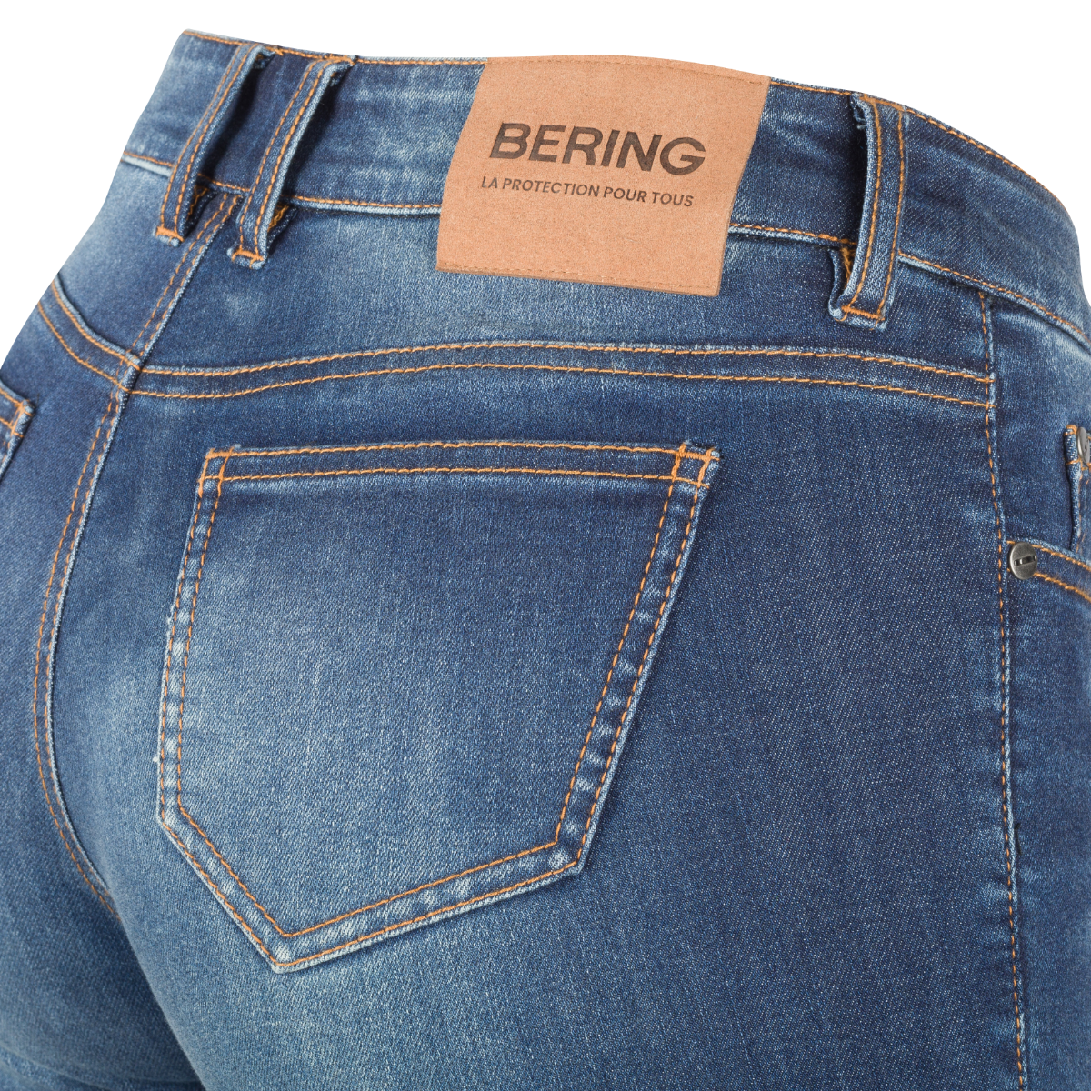 BERING PANT LADY TRUST DENIM STRAIGHT BLUE WASH T4
