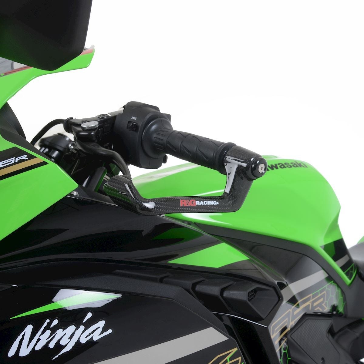 R&G Factory Carbon Lever Defender, RHS, Kawasaki