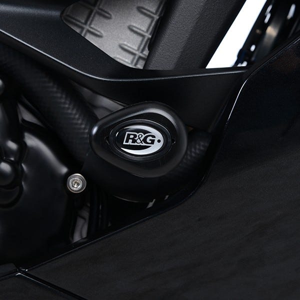 Aero Crash Protectors, WHITE, Kawasaki ZX636 '19-