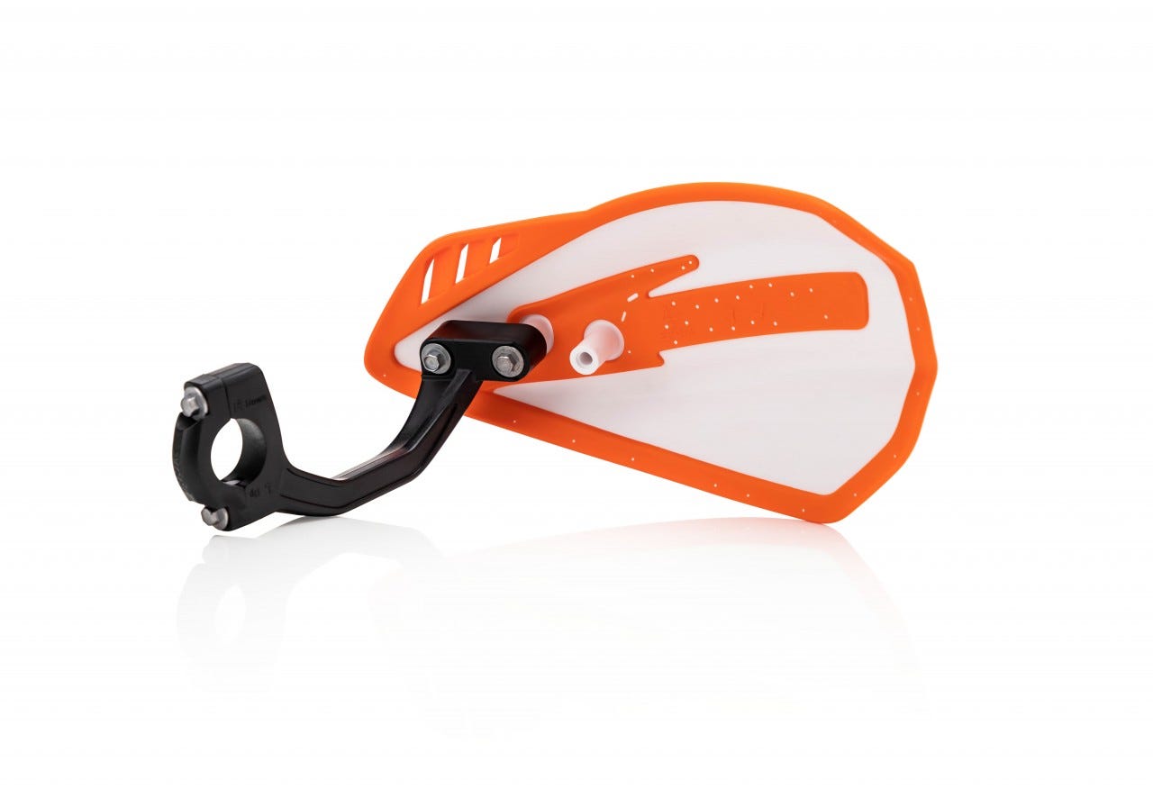 CYCLONE HANDGUARD:WHITE/ORANGE