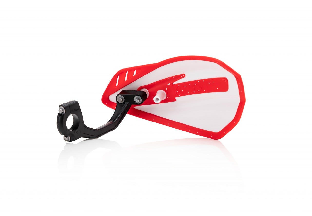 CYCLONE HANDGUARD:WHITE/RED