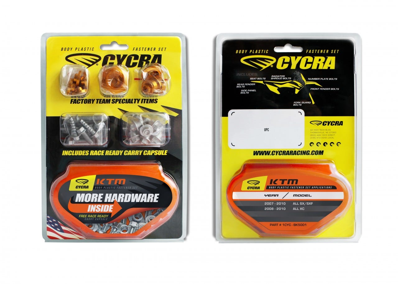CYCRA bolt kit KTM 07-10 SX/SXF 08-10 XC