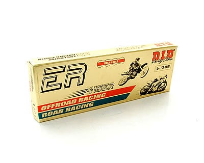 DID #415 ER Racing Chain 120L RJ - Clip GOLD&GOLD