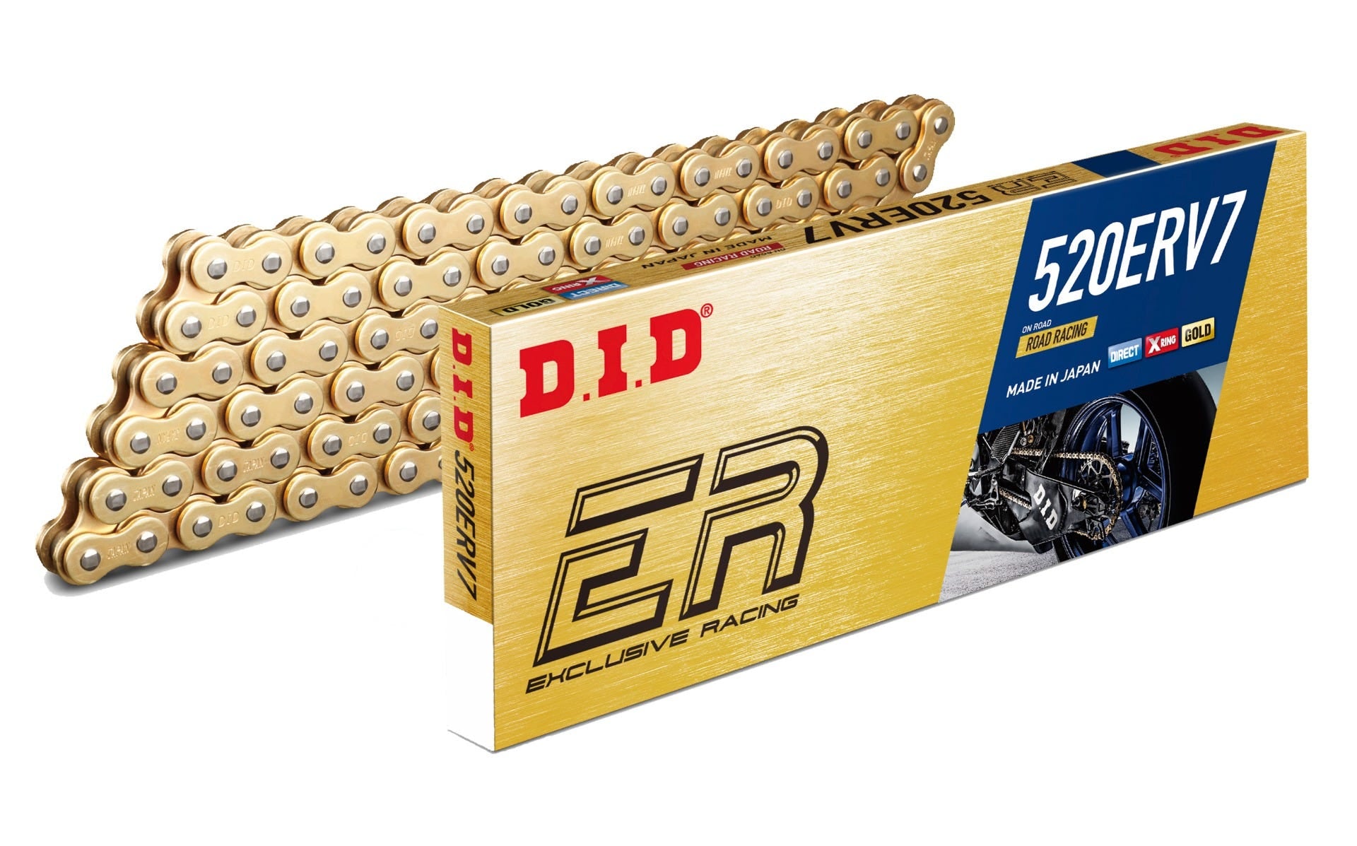 DID #520 ERV7 Racing Chain X-Ring - ZJ-Rivet