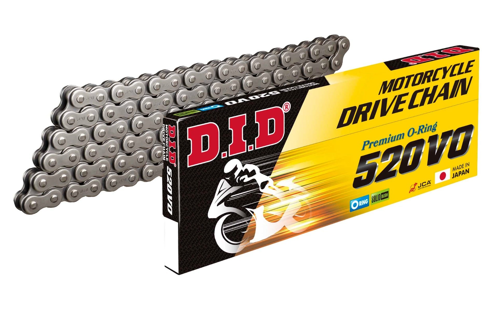 DID #520 VO Standard O-Ring 120L FJ - Clip BK