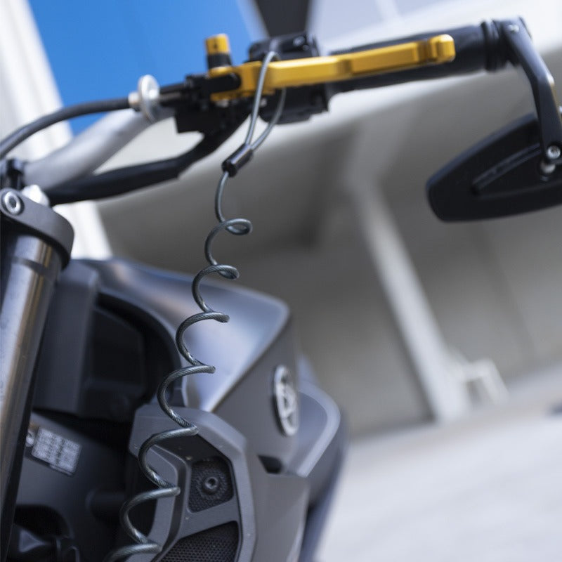 DISC LOCK REMINDER CABLE 4MM X 1.5M - BLACK