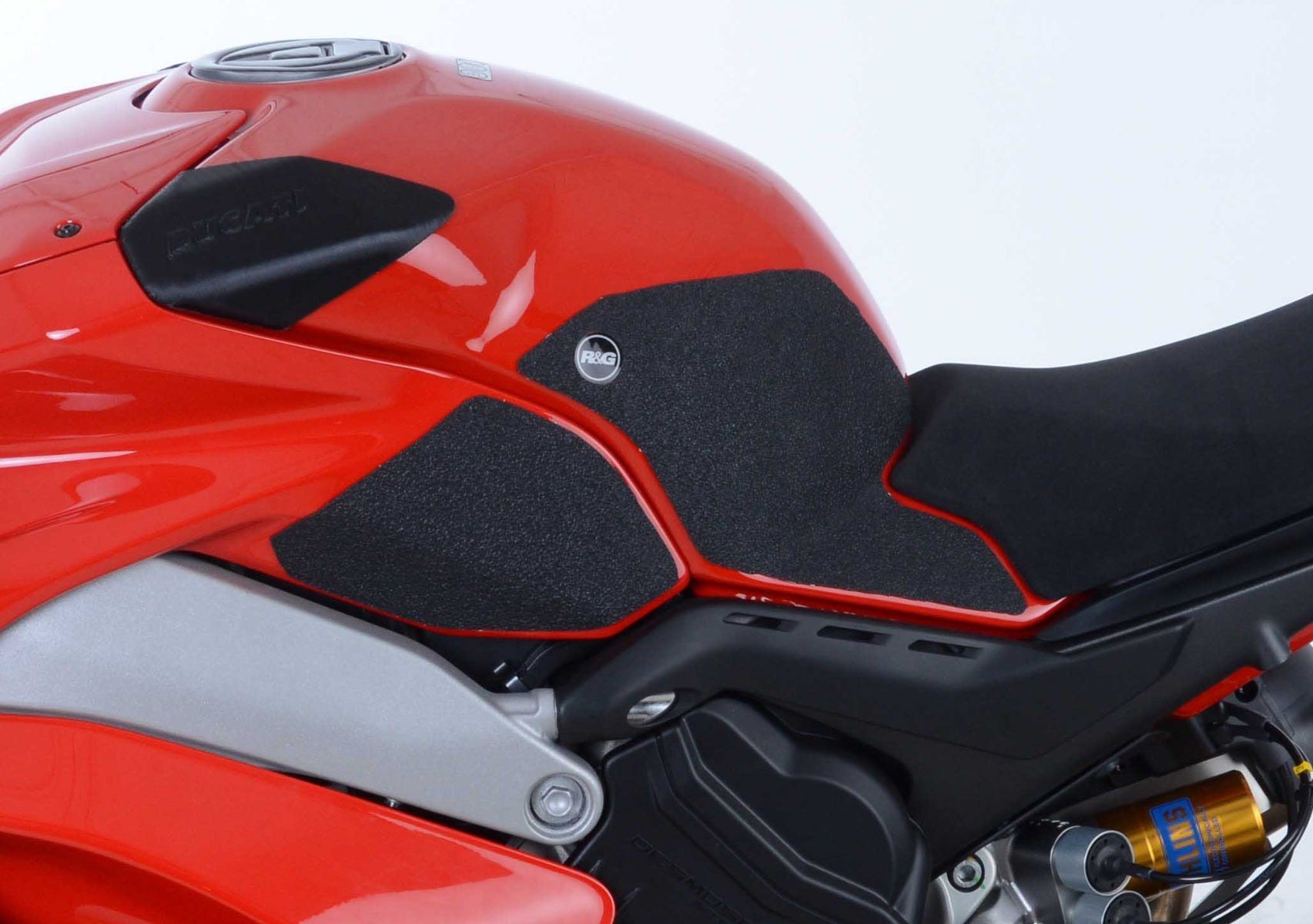Duc Panigale V4/V4S/Speciale Traction Grips BLK 4-Grip Kit