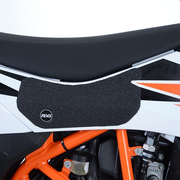 KTM 690 SMC-R '19- Tank Traction Grips : BLACK 2-Grip Kit