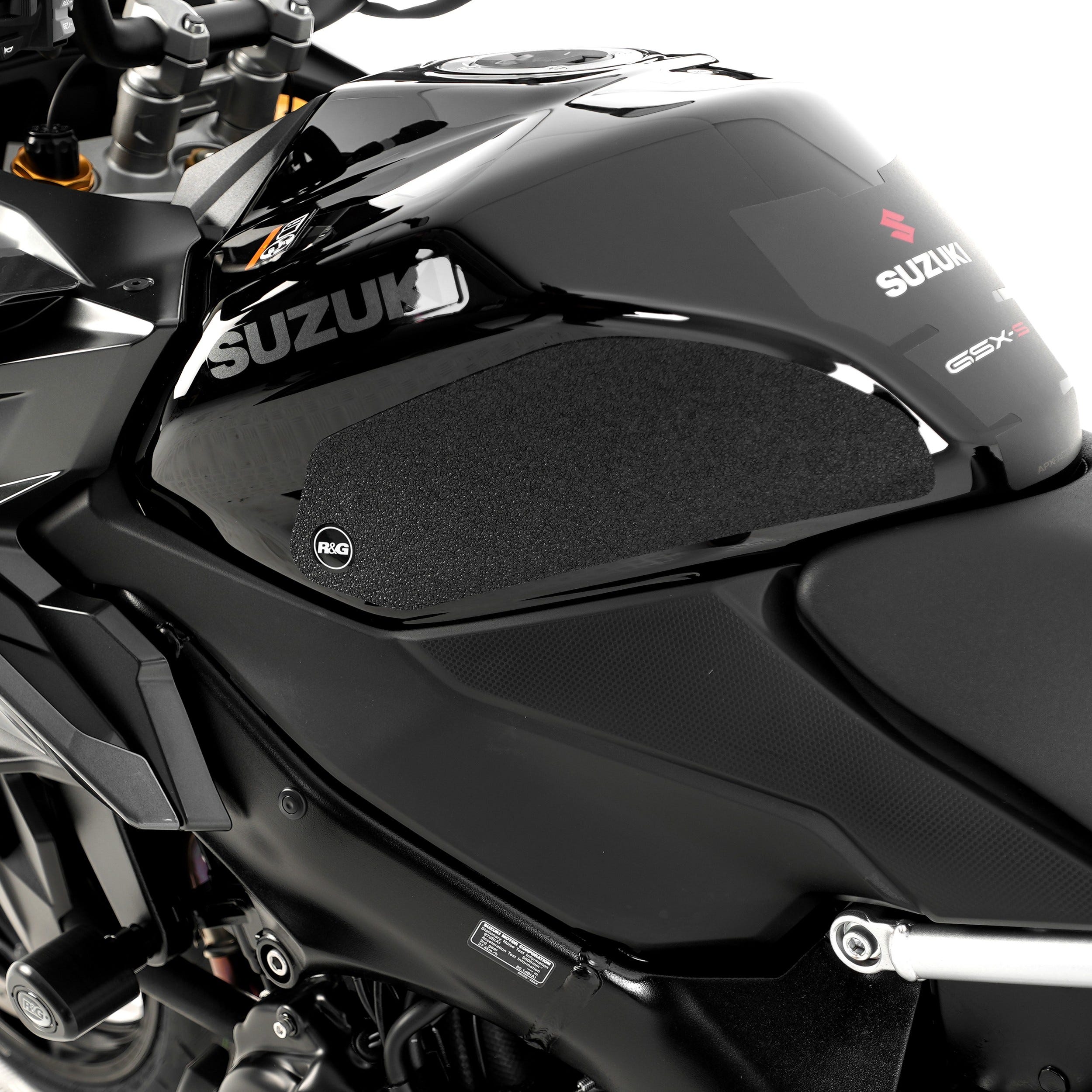 R&G Suzuki GSX-S 1000 '21-Traction Grips:BLK 2-Grip Kit