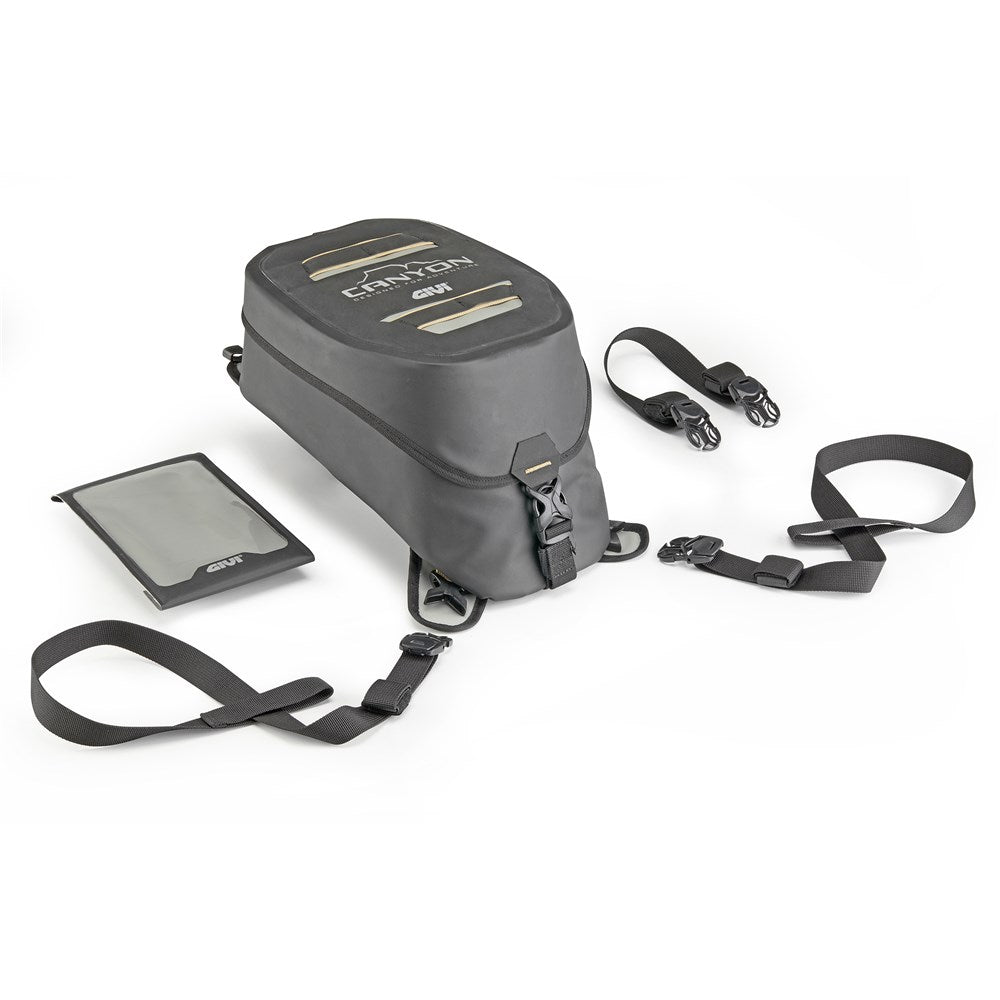 GIVI GRT CANYON TANK BAG 10L WITH CAM BUCKLE STRAPS