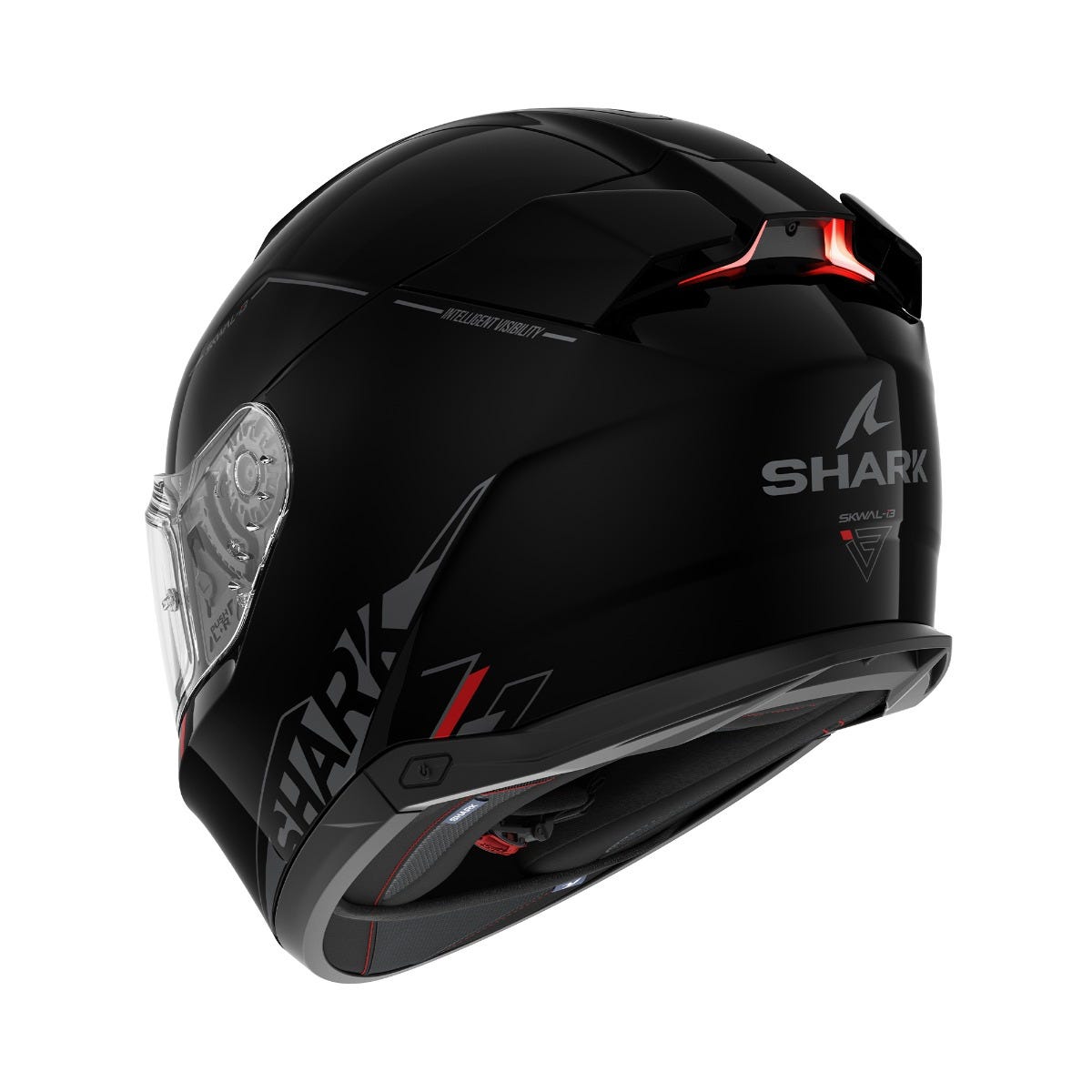SHARK SKWAL i3 BLANK SP BLK ANT RED M