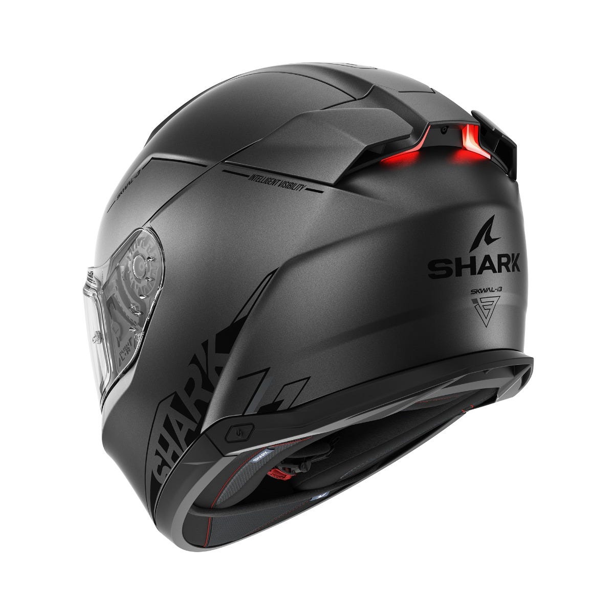 SHARK SKWAL i3 BLANK SP MAT ANT BLK SIL M