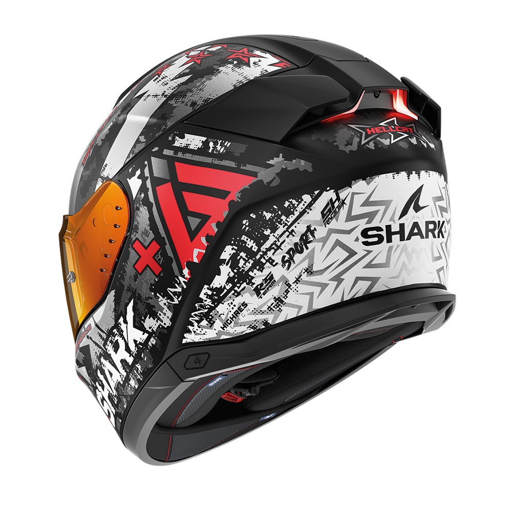 SHARK SKWAL i3 HELLCAT BLK CHR RED XL
