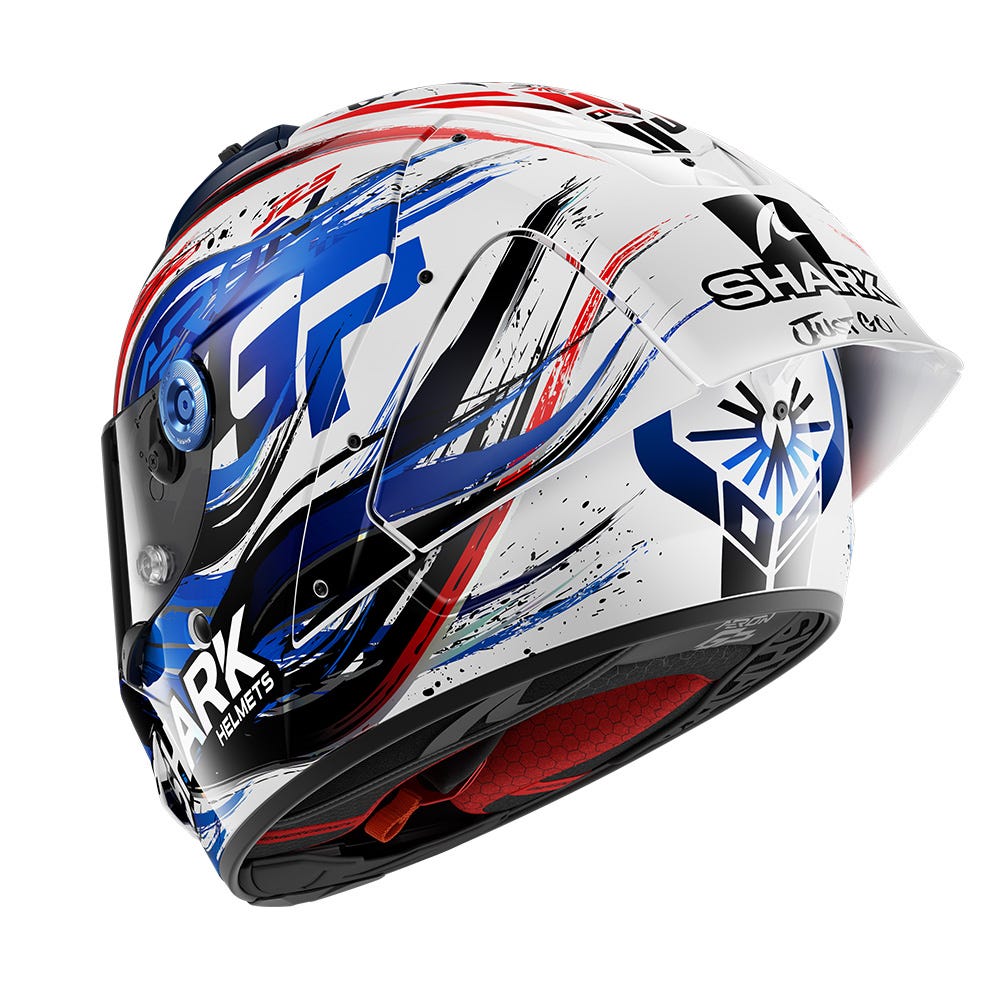Shark Aeron GP FIM Racing #1 Zarco Signature Helmet - TRACK USE ONLY