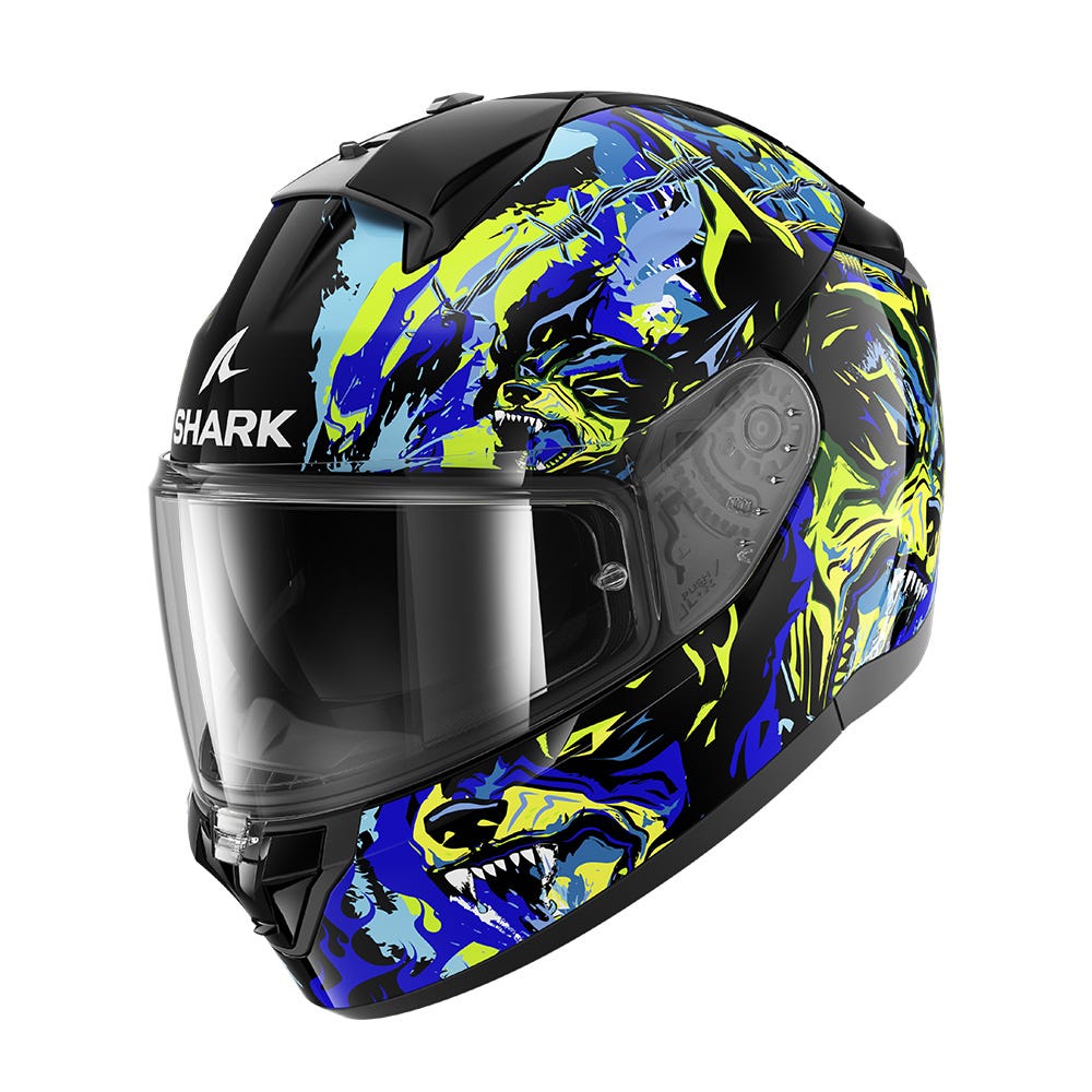 SHARK RIDILL 2 RAGING BEAST BLK/BLU/GRN XS