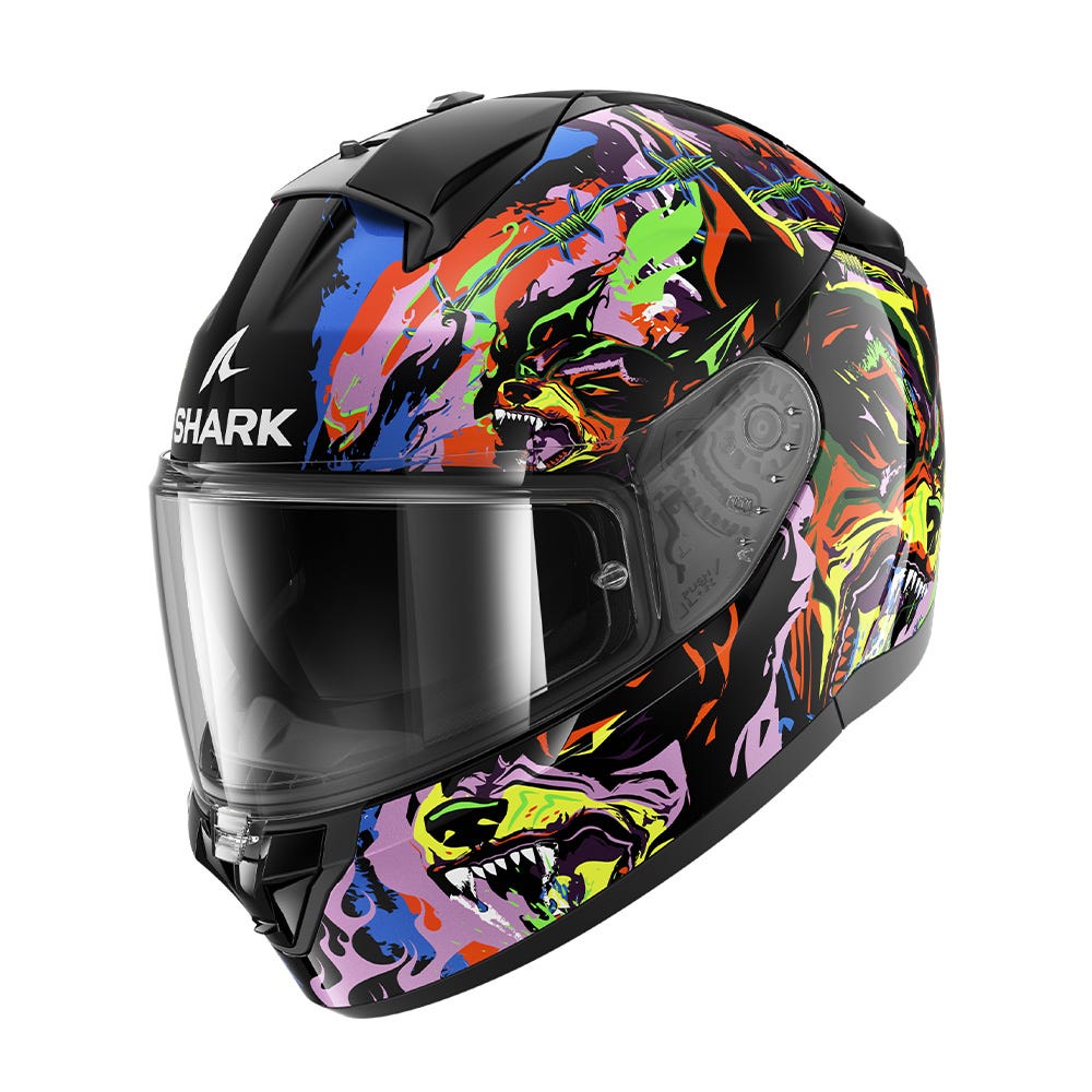 SHARK RIDILL 2 RAGING BEAST BLK/VIO/YEL XXL
