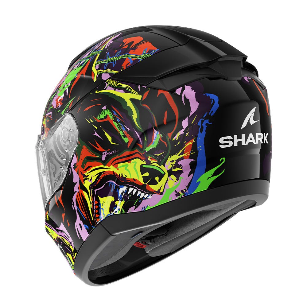 SHARK RIDILL 2 RAGING BEAST BLK/VIO/YEL XS