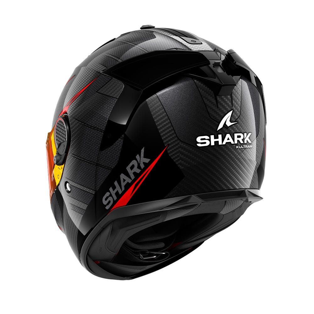 SHARK SPARTAN GT PRO KULTRAM CARBON BLACK RED XS