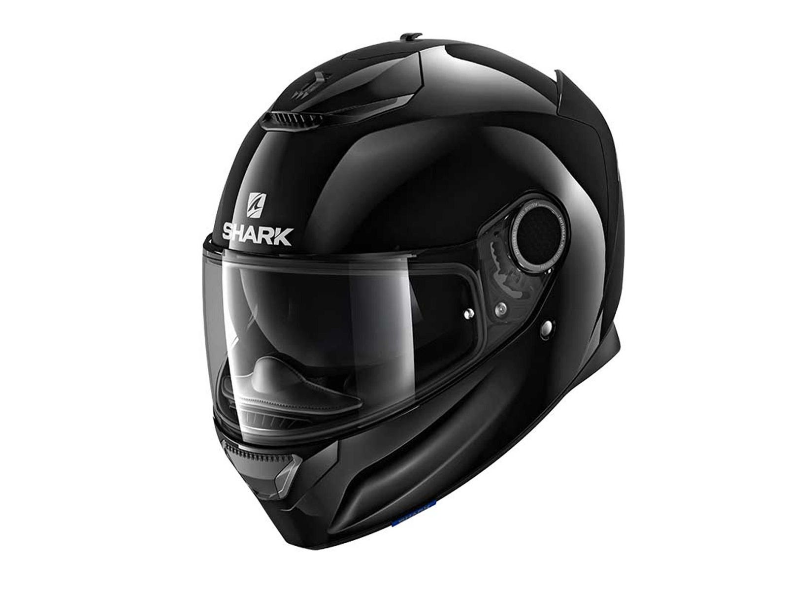 SHARK SPARTAN BLANK BLACK XS