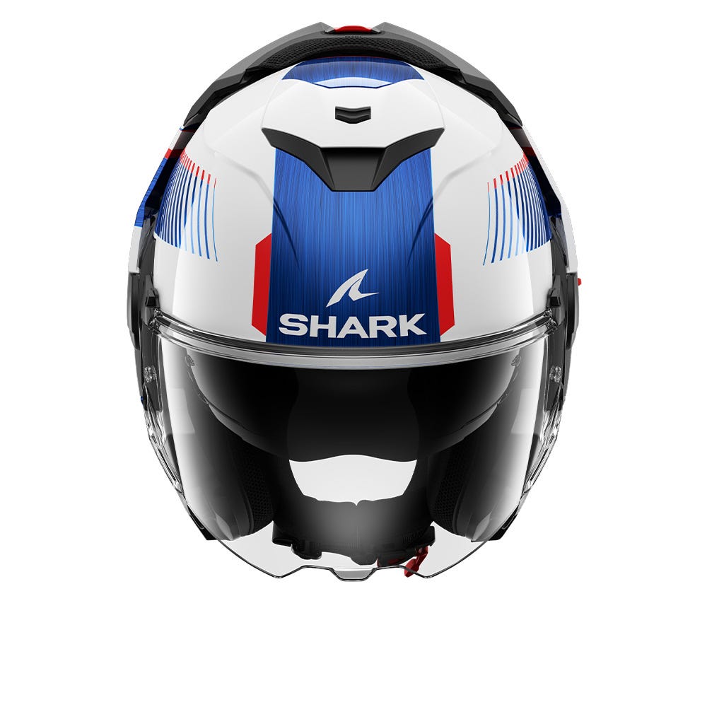 SHARK OXO SIKTER WHT/CHR/BLU XS