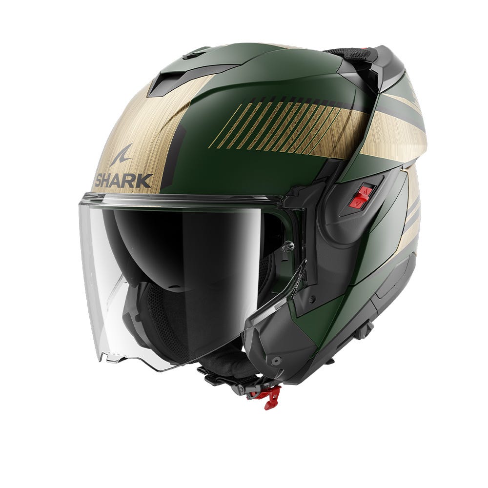 SHARK OXO SIKTER Mat GREEN CHROME GOLD XS