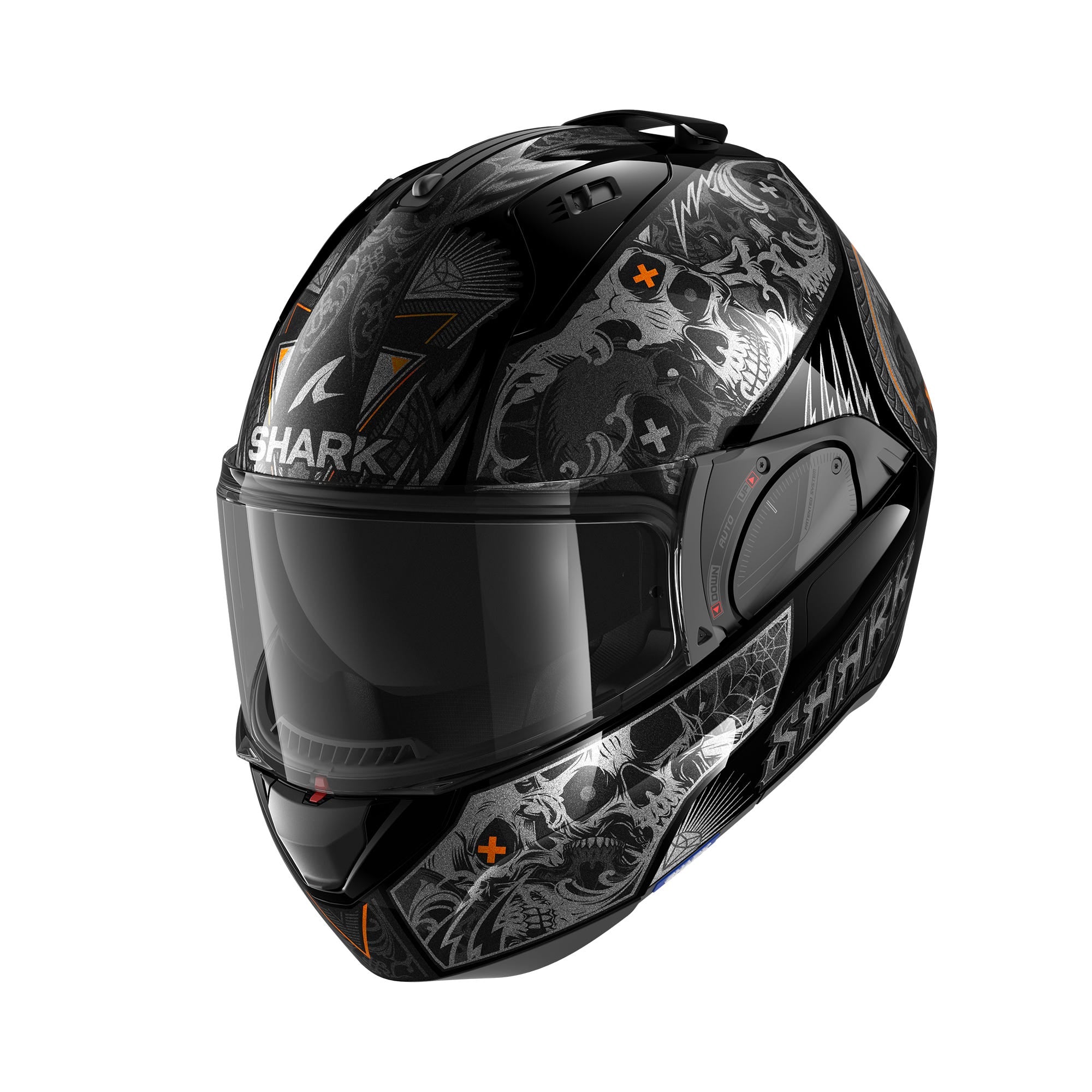 SHARK EVO ES K-ROZEN BLK ANT ORG S