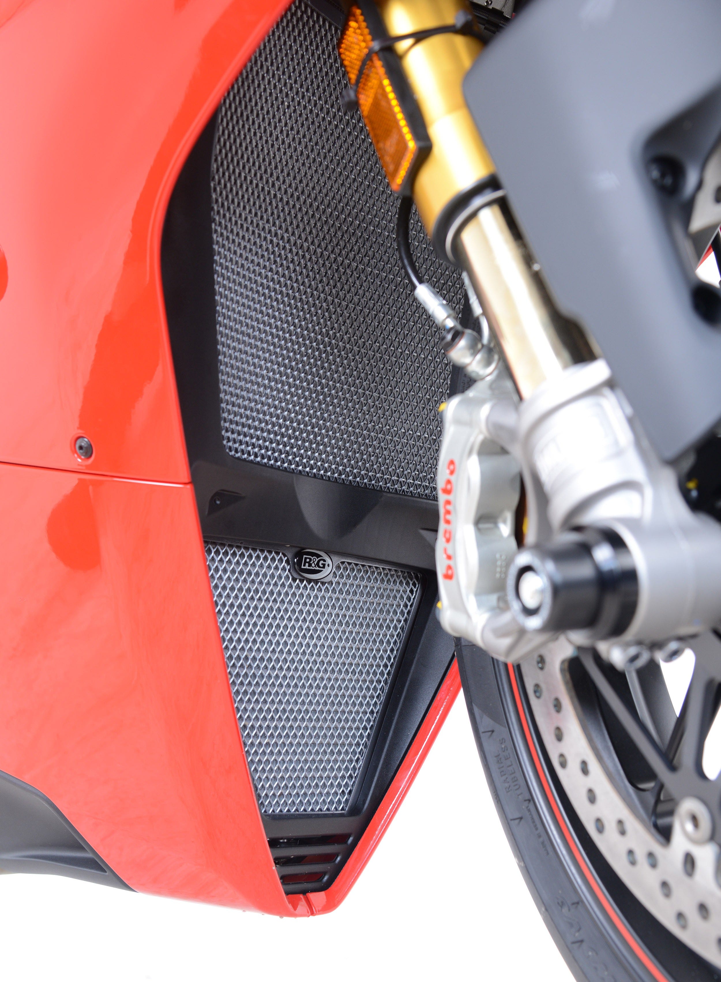 Radiator & Oil Cooler Guard Set TITANIUM - Panigale V4