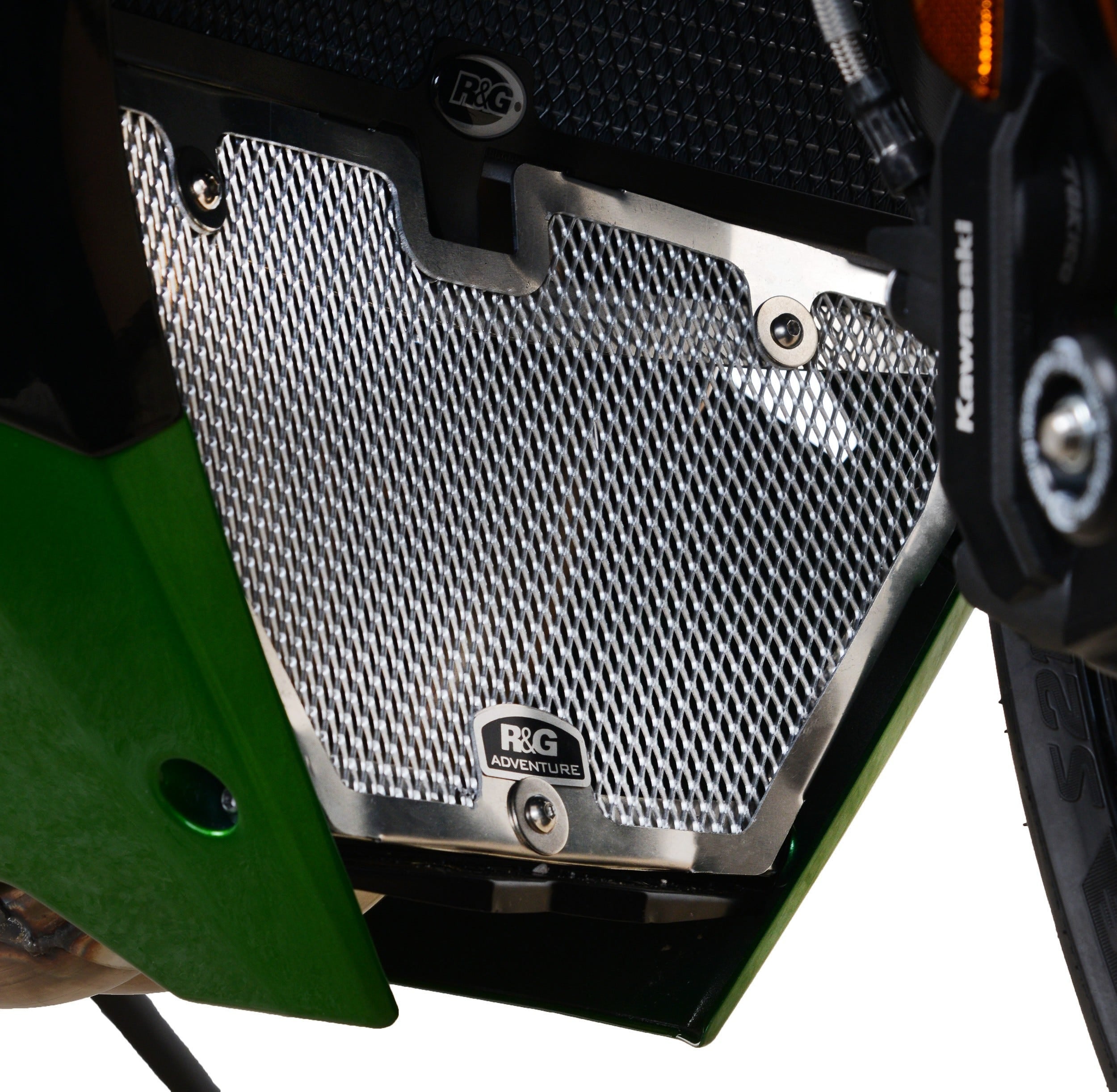 Downpipe Grille, TITANIUM, Kawasaki H2 SX