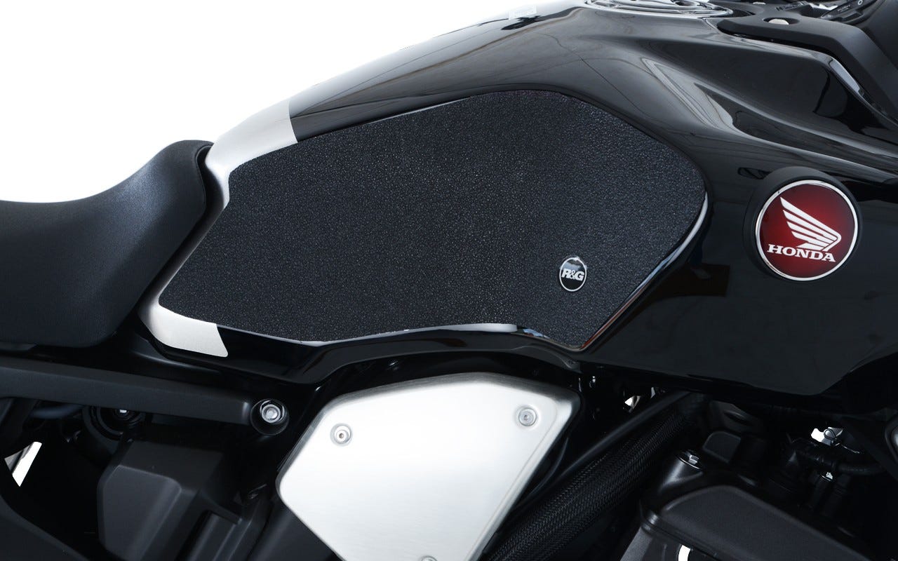 R&G TANK TRACTION GRIPS FOR HON CB1000R '18- BLK