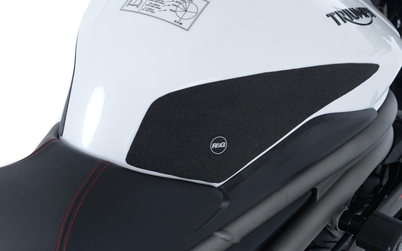 Speed Triple S '18- /RS '18- Traction Grips:Clear 2-Grip Kit