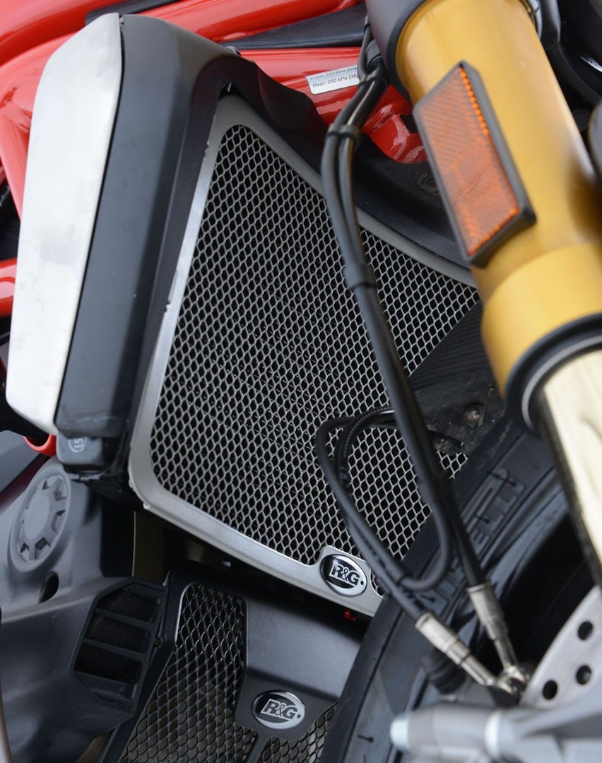 Radiator Guard-SILVER-Ducati