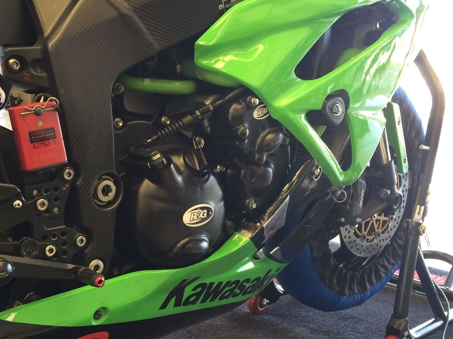 ZX6 09- CASE COVERS TRIO RACE