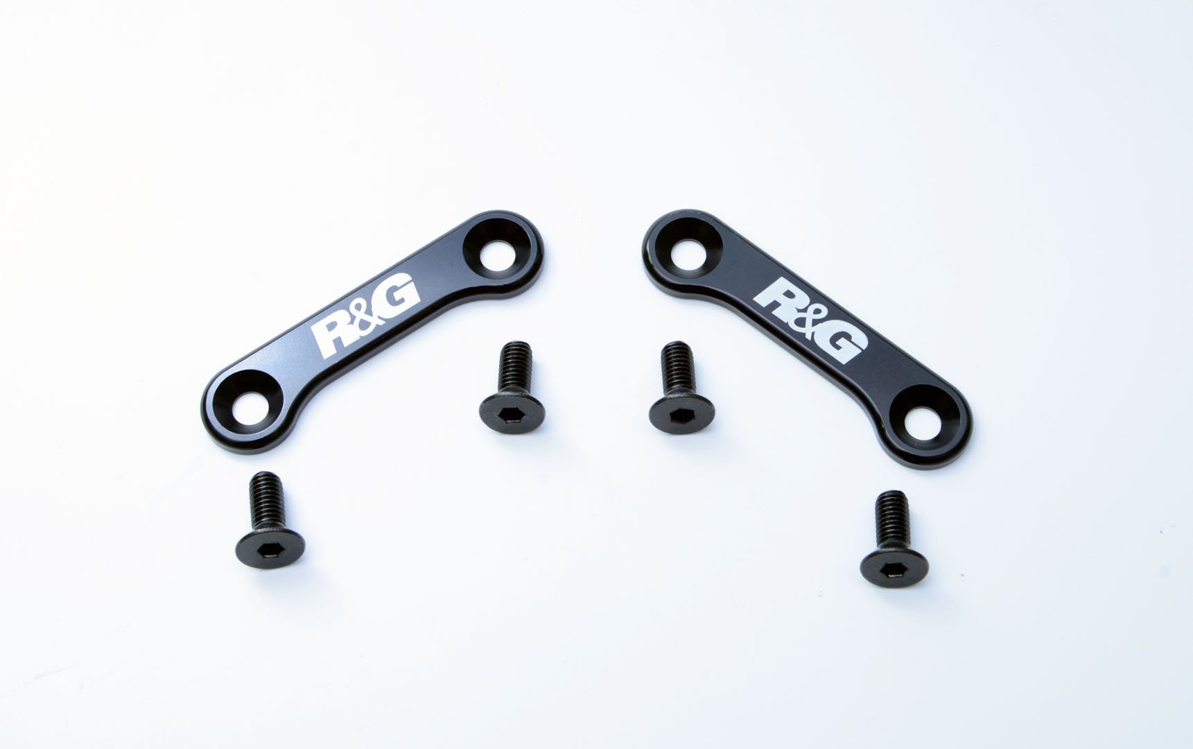 Rear Footrest Plates(pair,BLACK)Triumph Tiger 1050 Sport'16-