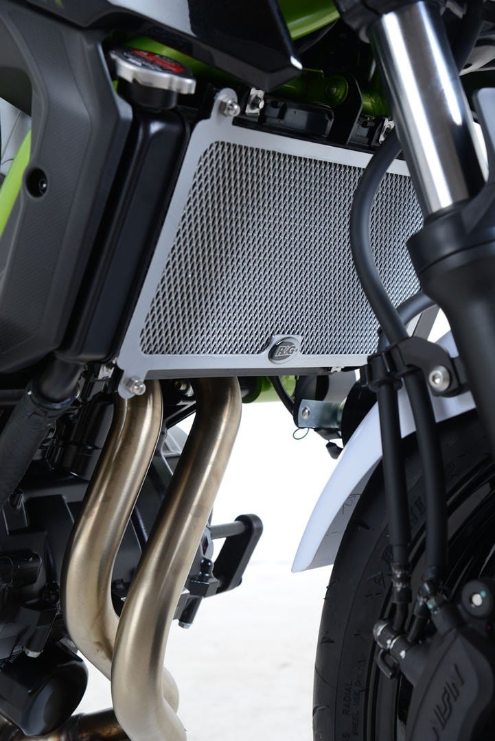R&G RADIATOR GUARD GREEN - KAWASAKI Z 650, NINJA 650 '17-