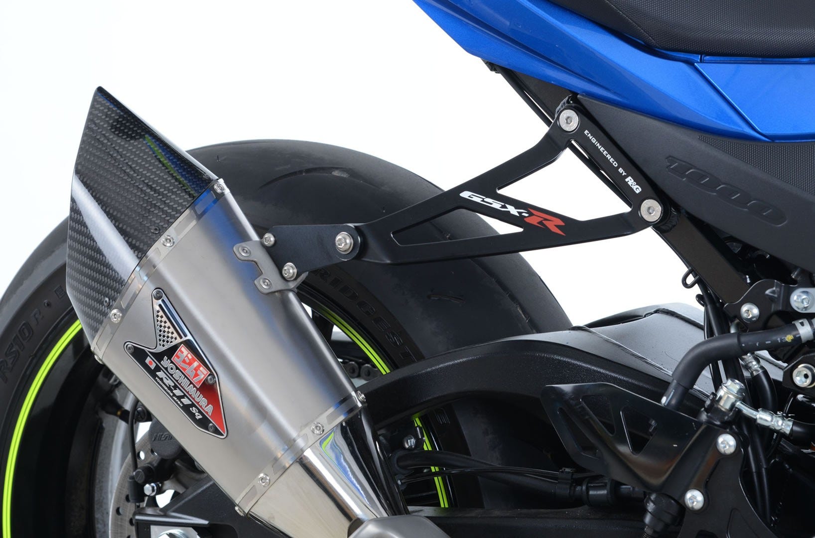 R&G EXHAUST HANGER & LHS B/PLATE SUZUKI GSX-R1000/R '17-