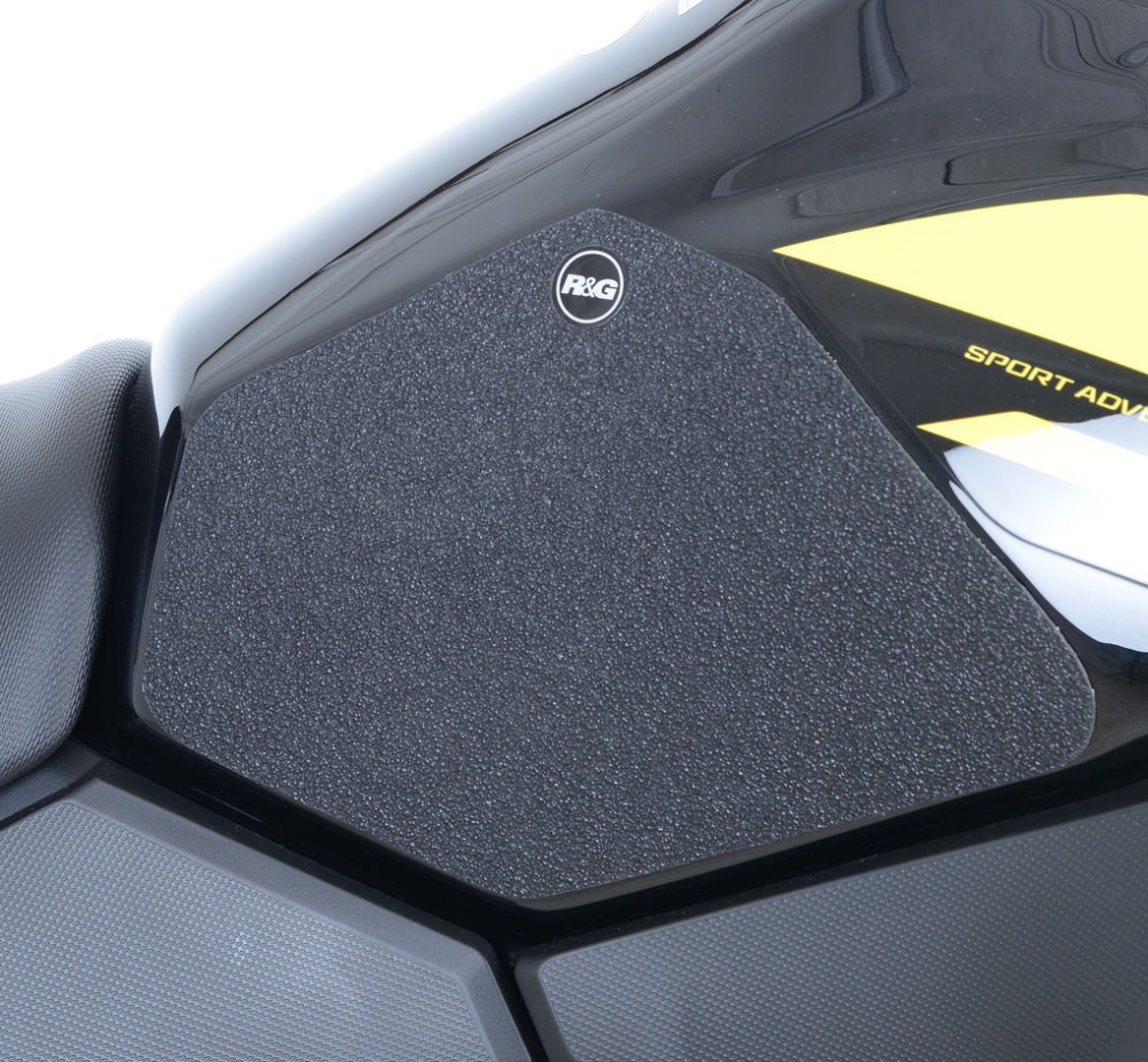 Suzuki V-STROM 250 Tank Traction Grips : BLACK 2-Grip Kit