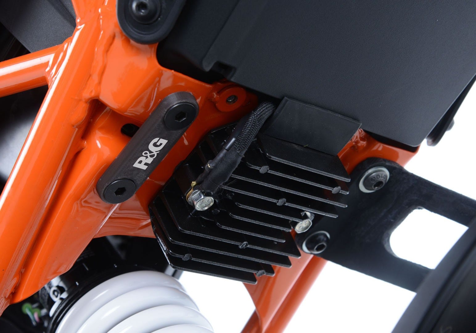 Rear Footrest Plate (left side), KTM 125 Duke '17-