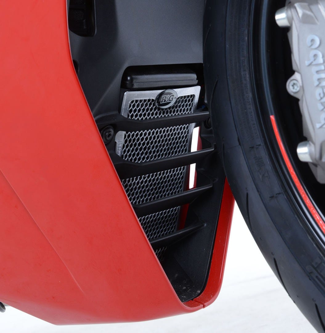 Oil Cooler Guard, SILVER, Ducati Supersport (S) '17-