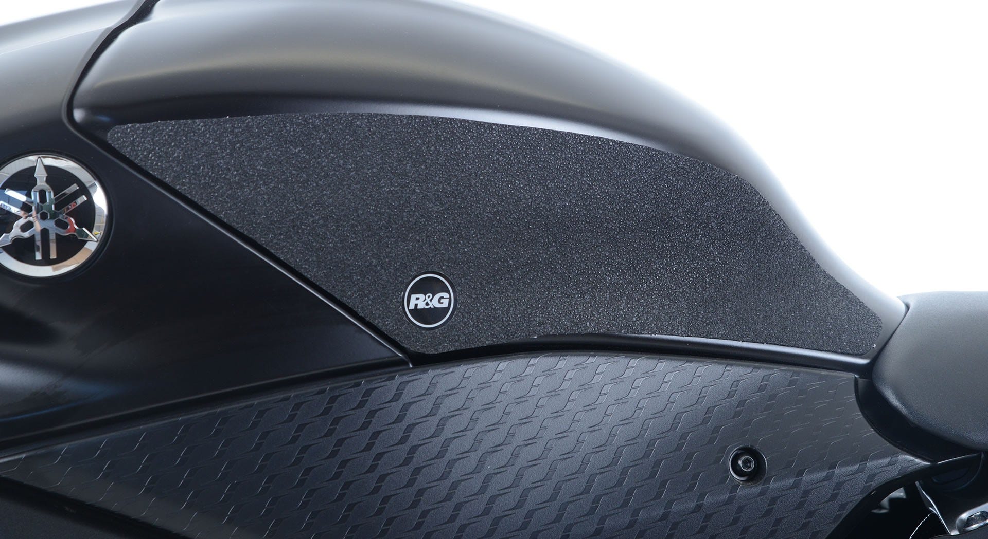 Yamaha YZF-R6 '17- Tank Traction Grips : Clear 2-Grip Kit