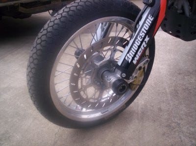 Fork Protectors ORANGE, KTM 660 SMC/LC4 2004 onwards
