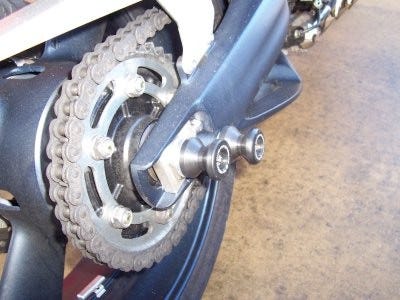 REAR SPINDLE SLIDERS YAM MT-01