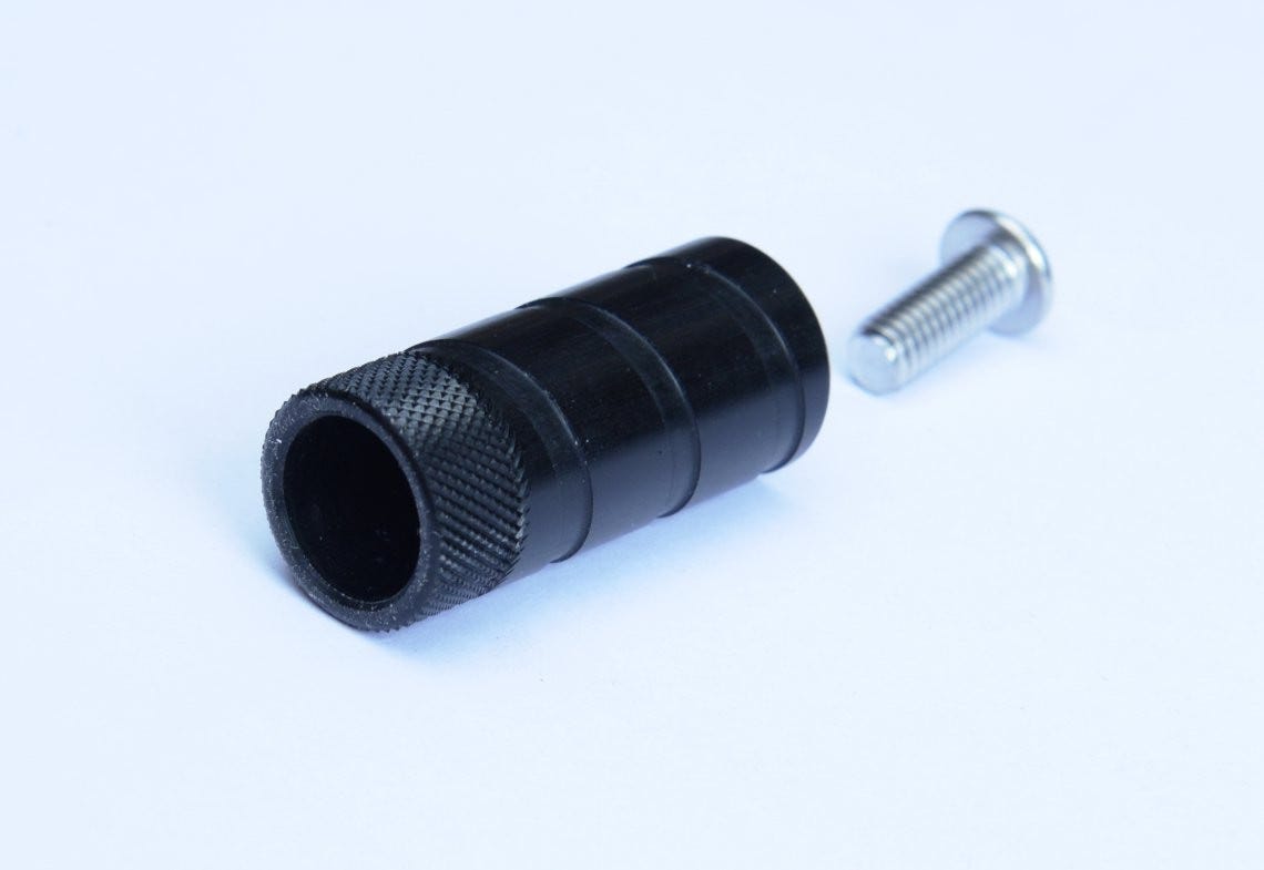 R/SET FIXED PEDAL TIP BK